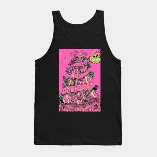 Vintage Christmas Tree No. 3 Tank Top